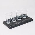 4-Slot Sampler Paddle with Chalkboard